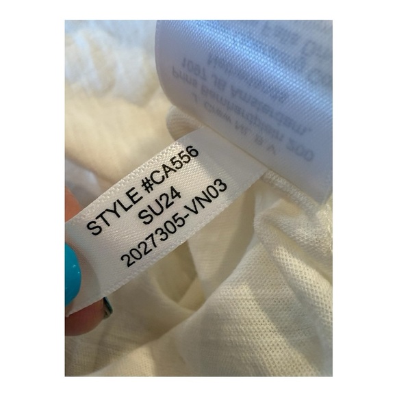 J. Crew Mermaid Cafe Graphic Short Sleeve T- Shirt Size XXS CA556 NEW Ivory Blue - Picture 7 of 14